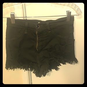 Olive green Aphrodite shorts